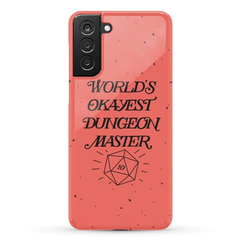 World's Okayest Dungeon Master Phone Case